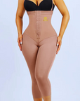 KULASKIN Tummy Control Butt Lifter Thigh Slimmer Shapewear Plus Size Faja Crotch with Zipper